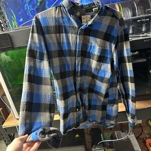 Pendleton Blue and Black Checkered Shirt